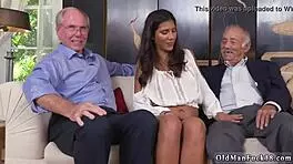 Old And Young Group Heads South For Shaved Hairless Hardcore Fun