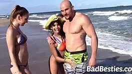 horny college girls go wild during spring break fun