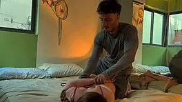 Tied Up Neighbor Girl Next Door Gets Her Ass Fucked Hard By Brazilian Guy