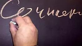 Teacher Fucked Student Baby Bamby in Ass During Private Lesson, Forced Cock Sucking Under Table NRX049.