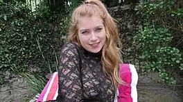 White Teen Gets Fucked Hard By Big Black Cock After Meeting In Park