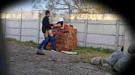 boss and employee having sex at work on camera