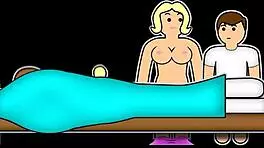 Petite Blonde Teen 18+ Rides Step Brother's Cock Hard