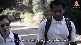 Step sister opens legs wide for step brother teasingly