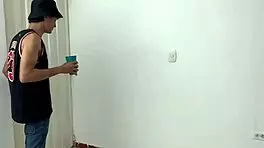 My stepmom's sick, so I give her my special medicine injection... wow! 💉