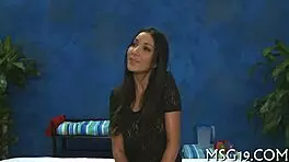 Petite Teen 18+ Babe Gets Deep Oral Massage on Tight Pussy