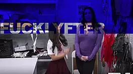 Shoplifting Teen Freya And Stepmom Ivy Fuck Out Of Trouble