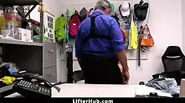 Teen Employee Punished With Riding And Domination In Garage