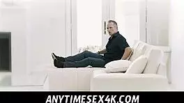 In This Anytime Sex Scene, Gabbie Carter's Big Tits Stepdaughter Gets Free Use By Marcus London