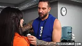 The personal trainer used a young girl as if she were a toy