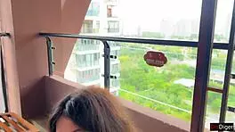 yo, hot brunette banged hard after hotel restaurant fight! 😜