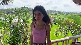 hey cutie, eating burger with cum on face in public?