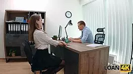 Office fantasy with Una Fairy and her stunning figure