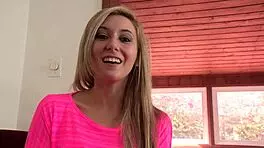 Lilly Banks Wants Daddy to Watch Her Get Fucked in Doggystyle and Receive Facial Cumshot