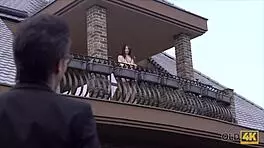 Why does this old daddy fuck young fiancee so passionately?