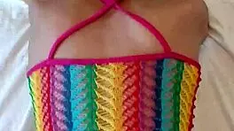 Candie Cross says, 'I'm all natural, let's do doggystyle!' 😏