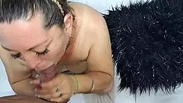 Marie Olsen Enjoys Sucking A Delicious Cock In Public