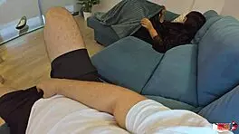 Stepmother Lies Without Panties For Rough Taboo With Stepson