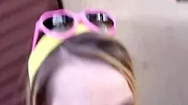 Man, this teen's cock-sucking skills are just wild! 😍