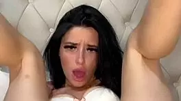 Amateur Slut Squirts in Solo Webcam Show. College Brunette Toys Herself Wild.