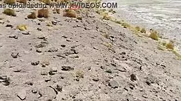 german guy with big cock fucks bent over in public for facial cumshot! so hot!