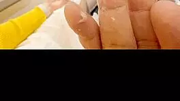 Yo, this vietnamese teen 18+ got me with her wet pussy handjob