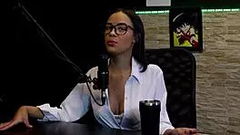 hey, she's always been naughty, didn't like some service, caused a scene at a club, and even in past relationships - alice vasconcelos on sheer red!