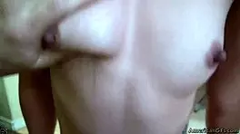 Close up of pretty Alexa's perfect ass taking a cock