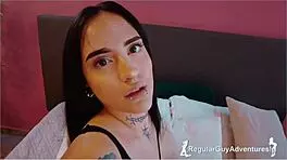 in 4k, real sex with colombian star alina svetlana moaning in missionary