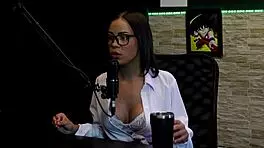 hey, she's always been naughty, didn't like some service, caused a scene at a club, and even in past relationships - alice vasconcelos on sheer red!