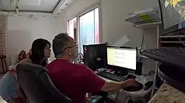 i lick her wet pussy durin break