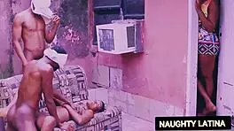 Amateurs fucked me in hardcore group style until i cum twice, my pussy so hot and naughty latina