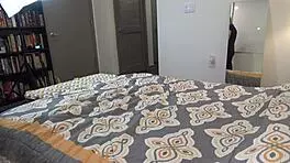 scarlet datz gives rough pov blowjob on sofa