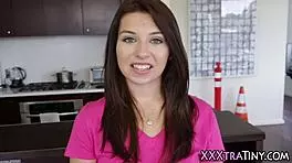 Petite Teen Handles Big Cock In HD