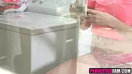 spy on the taboo stepsister getting rough blowjob from horny stepbrother. blonde teen 18+ in hardcore action.