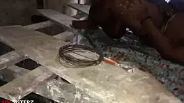 Hidden room doggy on wood for hours 😏