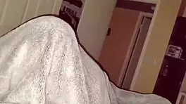 wife flashes at party then sucks cock in public