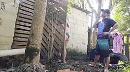 Wife receives bricklayer for quote while husband is away