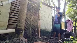 Wife receives bricklayer for quote while husband is away