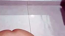 Hey, this couple helps the maid's daughter with some morning fun in public