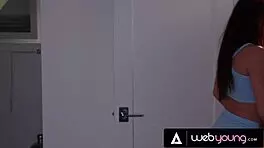 Wild redhead aidra fox fingers wet petite 18+ lilly lit with her panties & shove it down her mouth