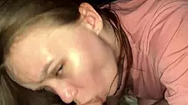 Late night facial treatment for stepdaughter in dorm