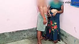 Desi Aunty Feels Blackmailed Passion in Village Fantasy