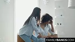 Misty Stone Vina Sky Visit Lesbian Stepmom