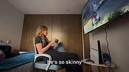 Teenagers explore bodies with fingering and gaping in homemade video. Can't resist each other!