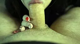 hottie next door wanted a quick fuck, moaning as she rides her boyfriend's big cock