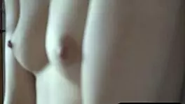 slender czech beauty rips clothes to show petite body and hairy pussy