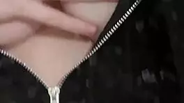 Elza Kom Strips In Sexy Nylon