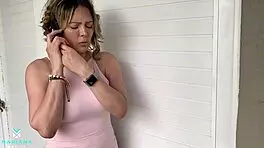 colombian milf fucks her husband's big ass lover