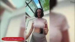 naughty french teacher begs you to finger her wet pussy rough and deep, homemade babe with small tits